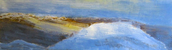 209-from-the-east-ridge-of-ben-lui-april-afternoon-acrylic-pastel-2011-76-x-23-cm