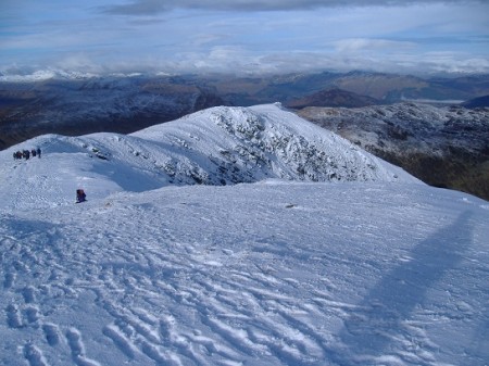 North from the summit of Ben Ledi