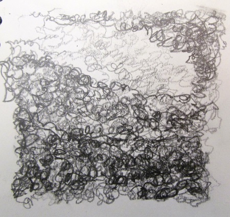 'Recent sketch book drawing 12 x 12 cm