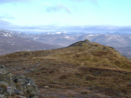 Big views from the summit of Ben Vrackie, December 12 2005