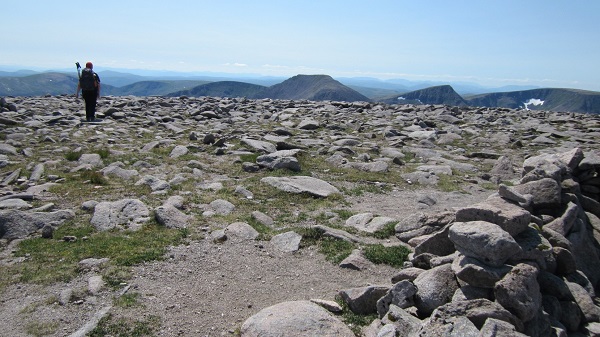 At the summit of Ben Macdui