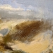 4 'Between showers, from the upper slopes of Canisp', Oil on canvas, 2015, 80 x 80cm