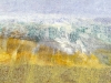 \'Drumochter Hills, early March\', Acrylic & Pastel, 2008, 60 x 30 cm