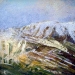 \'Early snow, Glen Shee, II\', Acrylic & Oil, 2006, 30 x 30