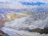 ´From Gael Charn, Drumochter\', Acrylic & Pastel, 2008, 30