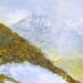 360 From Ghlas Bheinn, Rannoch Moor, winter\', Acrylic & Pastel, 2015, 30 x 30 cm