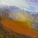 \'Winter slopes, Glen Lyon\', Acrylic & Pastel, 2009, 30 x 30cm