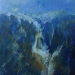 \'Moon and frozen crag, Beinn an Dothaidh\', Acrylic, 2005, 30 x 30 cm