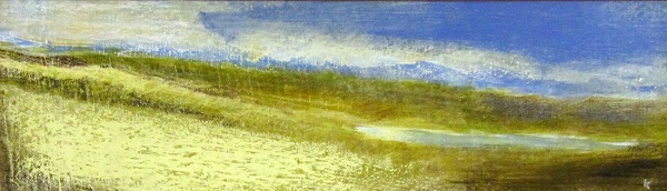 on-rannoch-moor-acrylic-pastel-2011-76-x-23-cm
