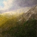 259 \'Below the snow-line, Ben Lui, April\', Acrylic & Pastel, 2012, 80 x 80 cm