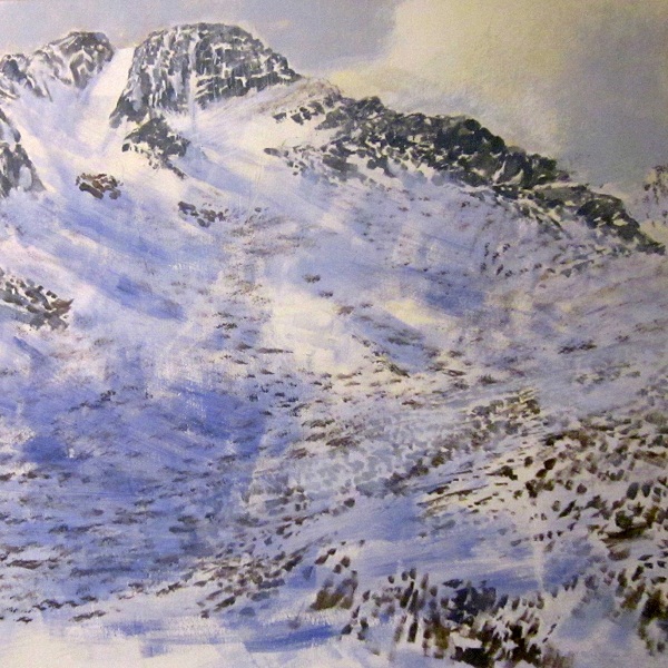'Below the east ridge of Ben Lui, Winter' (Work in progress)
