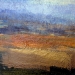 \'From above Cononish\', Acrylic & Pastel, 2010, 40 x 40 cm