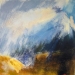 \'Towards the Blackmount, winter\', Oil on canvas, 2014, 120 x 120 cm