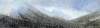 5 'The Saddle from Glen Rosa, Isle of Arran, March', Acrylic & Pastel, 2013, 76 x 23 cm