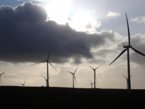 Wind Farm on Eaglesham Moor - Scotland