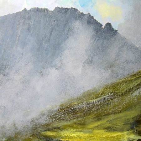 'Autumn mists, the Arran Hills'