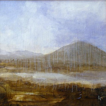'Blackmount', Acrylic & Pastel, 2009, 30 x 30 cm