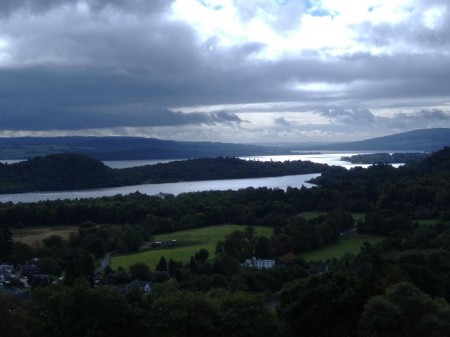 The first views of Loch Lomond