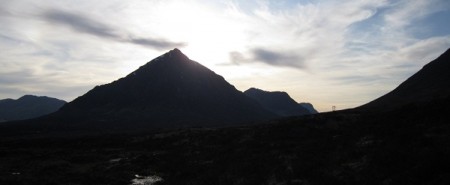 The Buachaille, evening