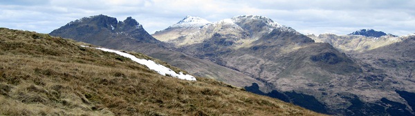 The Arrochar Alps from Tullich Hill