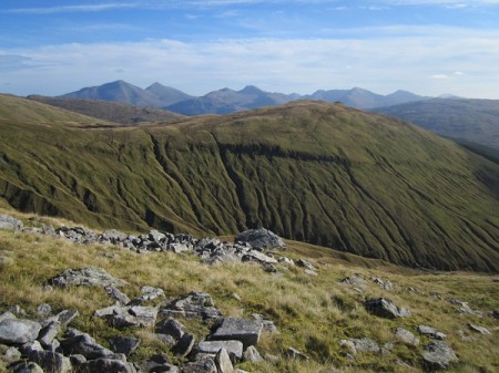 The Crianlarich Hills from the slopes of Beinn Odhar