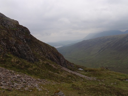 On the steep slopes of Meall Teibh