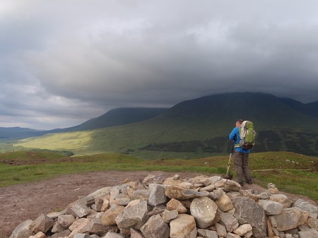 Enjoying the views from the West Highland Way