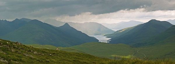 Panorama Loch Leven by Richard Baker