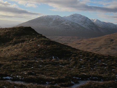 Towards the hills of the Blackmount