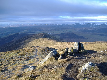 North from the summit of Ben Vrackie, December 12 2005