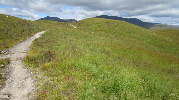 On the West Highland Way, above Loch Tulla