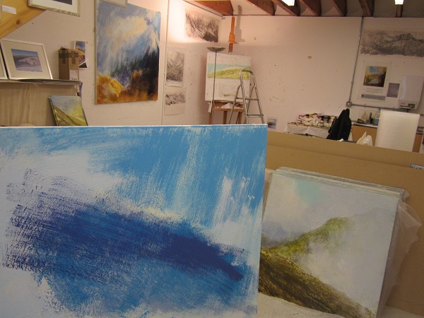 Starting the pre Open Studios Weekend tidy-up!