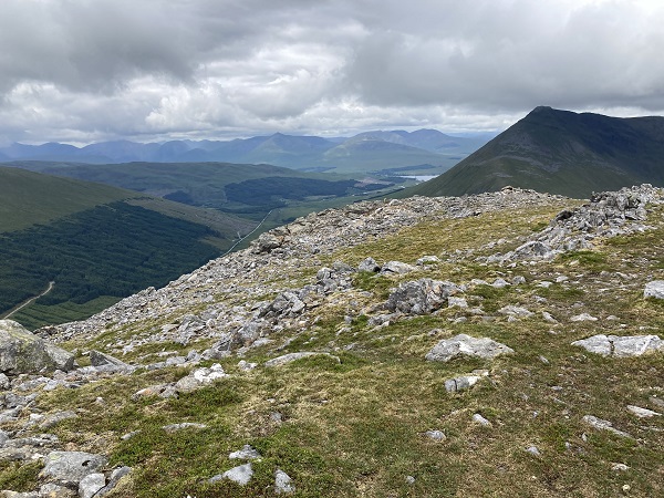Beinn Dorain from the summit of Beinn Odhar, August