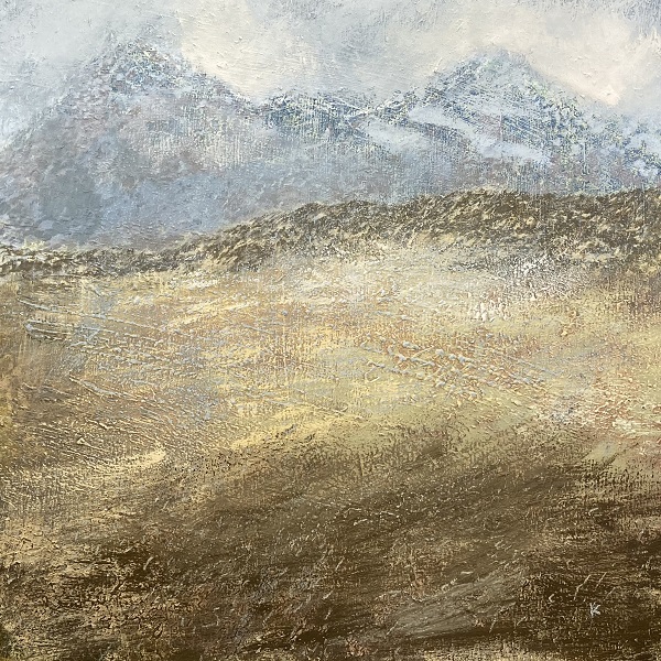 'Quinag from the north, wintry showers'